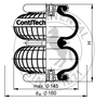 FD 40-10 CI | Continental ContiTech Double Convolution Air Actuator