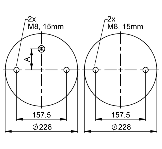 FS 330-11 CI G1/4 | Continental ContiTech Single Convolution Air Actuator