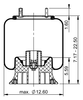 9 10-17.5 P 904 | ContiTech Air Spring for Rowe Truck