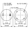 9 10-17.5 P 904 | ContiTech Air Spring for Rowe Truck