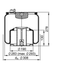 4884 N1 P07 | ContiTech Air Spring for MAN TGA ALV 13/6.5 Truck