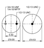 9 9-12 P 479 | ContiTech Air Spring for Ridewell Axle
