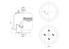 V 1 DK 25-8747 | Vibracoustic Aircruise Air Spring for Daimler TAS HT250 Trailer