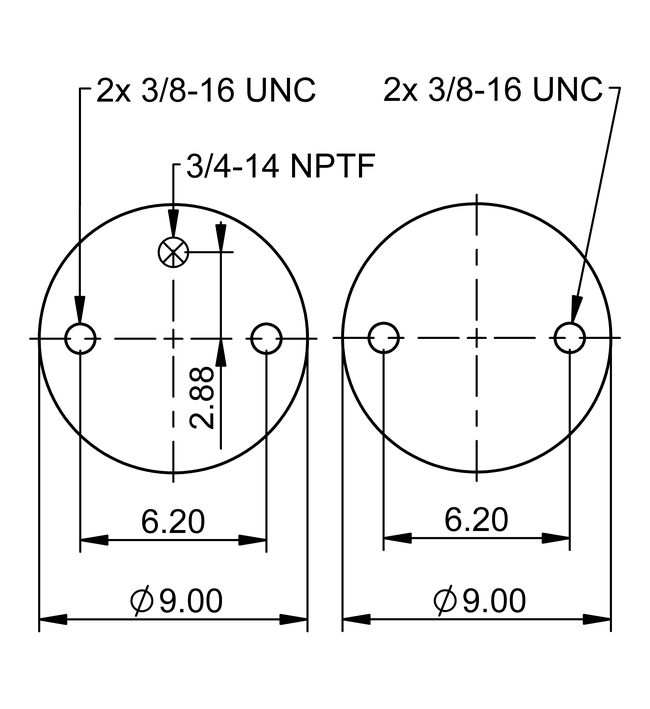 FD 330-22 780, Replaces Firestone W01-358-7184 | ContiTech Air Spring