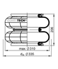 608 M | ContiTech Air Spring for BPW Axle