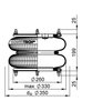 FD 412-18 P01 | ContiTech Air Spring for Fruehauf Trailer