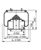 6720 N P01, OE No. 2024282 | ContiTech Air Spring for Scania Bus