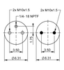 FD 200-19A 730, OE No. DZ97259440204 | ContiTech Air Spring for Shacman Truck