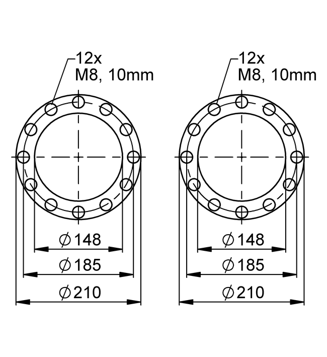 608 M | ContiTech Air Spring for BPW Axle