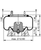 9 10-12 A 1284 | ContiTech Air Spring for John Deere Sprayers