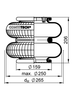 FD 200-19 P04 | ContiTech Air Spring for Scania Truck