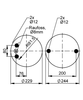 6718 N P01 | ContiTech Air Spring for Scania P,R,T Series Truck