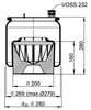 6122 N P46 | ContiTech Air Spring for Mercedes-Benz Actros MP4 Truck