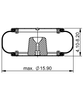 FS 530-14 447, ফায়ারস্টোন প্রতিস্থাপন করে W01-358-7105 | কন্টিটেক এয়ার স্প্রিং