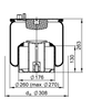 4885 N1 P02 | ContiTech Air Spring for MAN L2000 Truck