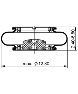 FS 330-11 468, Replaces Firestone W01-358-7009 | ContiTech Air Spring