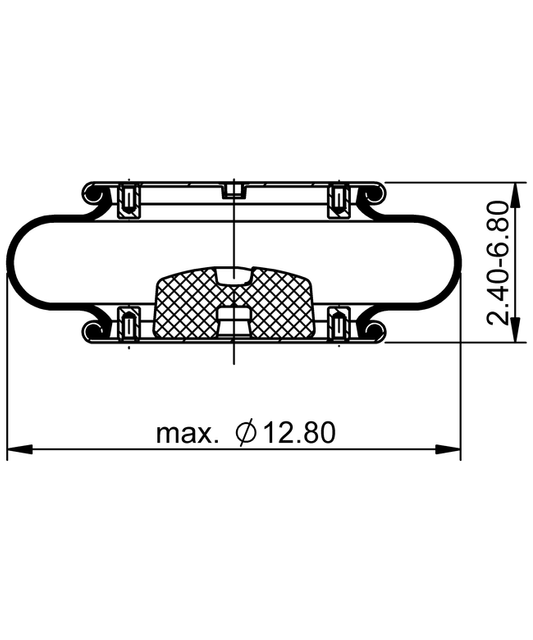 FS 330-11 468, Replaces Firestone W01-358-7009 | ContiTech Air Spring